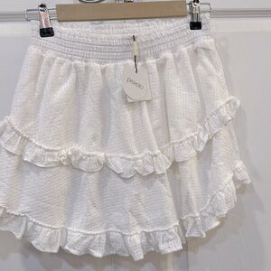 NWT Piexoto Aurora Mini Skirt in White